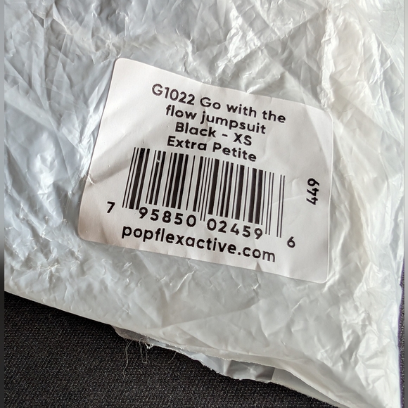 Popflex Go With The Flow Jumpsuit - Black - Picture 4 of 6